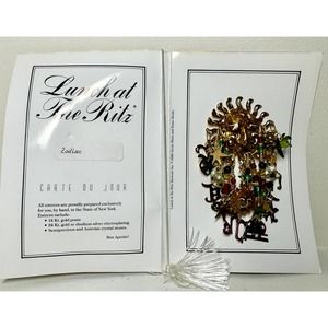 Lunch At The Ritz Vintage Zodiac 1989 Signed